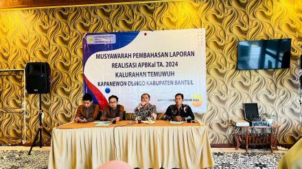 MUSYAWARAH PEMBAHASAN REALISASI APBKAL TA 2024